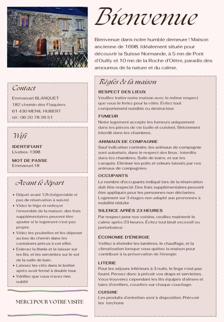 Gite De Campagne Tres Calme Ménil-Hubert-sur-Orne Zewnętrze zdjęcie